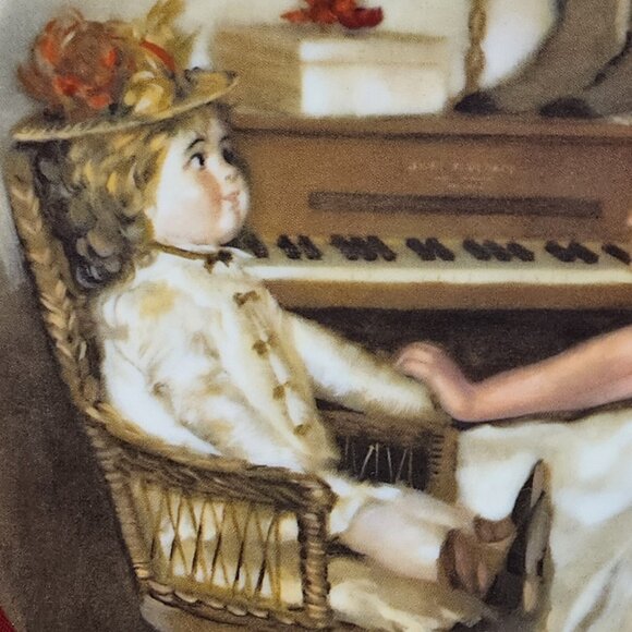 Vintage Richard Zolan Collectible Plate "Cora's Recital" 1981 - Picture 5 of 7